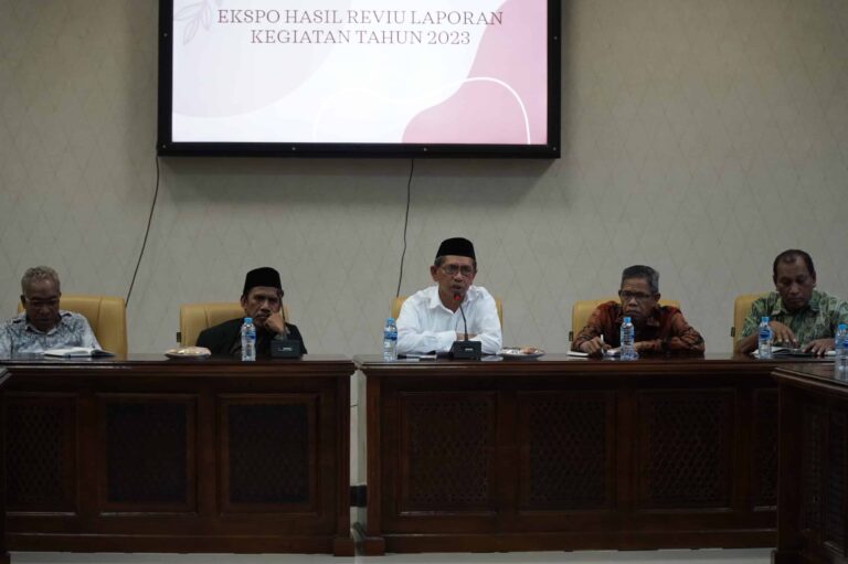 SPI IAIN Ambon Ekspo Hasil Reviuw Laporan Kegiatan 2023