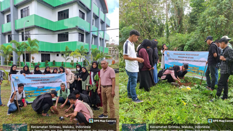 Pertama di IAIN Ambon, Prodi Sistem Informasi Awali Kuliah dengan Menanam Pohon