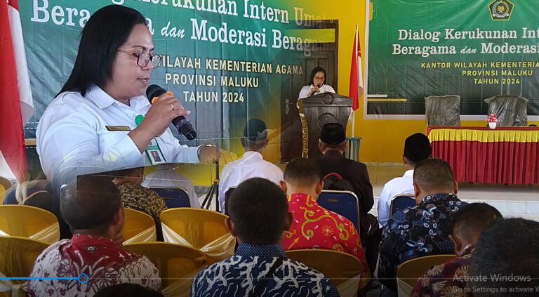 Latuheru: Dialog Intern dan Moderasi Beragama Kunci Bangun Kedamaian