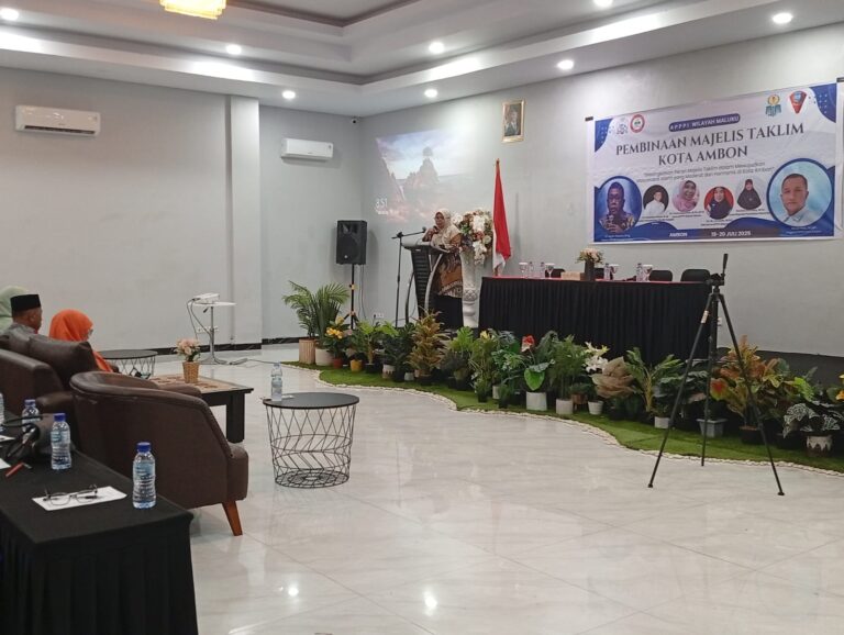 Pembinaan Majelis Taklim Kerjasama APPPI Maluku, UIN AM Sangadji dan Pemkot Ambon